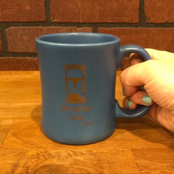 Vintage Days of Our Lives Mug Blue and Gold Soap Opera 2002 - Picture 7 of 8